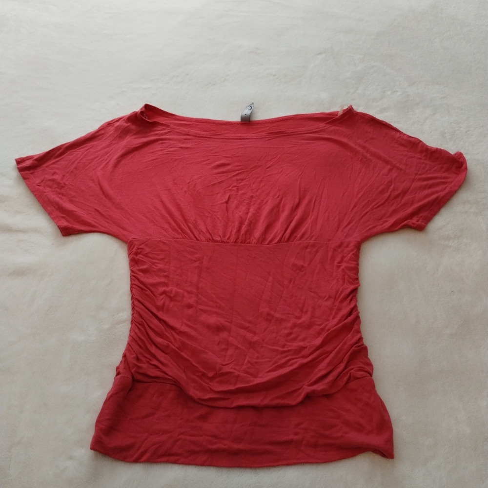 Nwot coral off the shoulder top